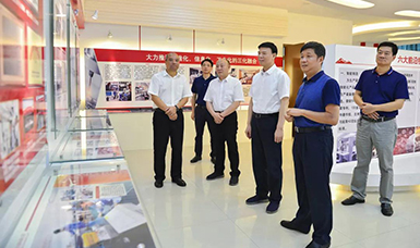 福建省人大常委會黨組書記、副主任張廣敏蒞臨虹潤公司調(diào)研指導(dǎo)